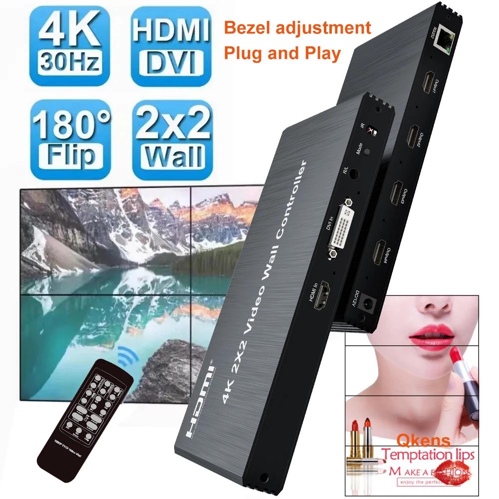   Ʈѷ μ, DVI HDMI 2 3 4 TV ö̼, Ƽ ũ ƼĪ ڽ,   , 180  ȸ, 4k 2x2